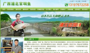 廣西浦北縣山泉官垌魚